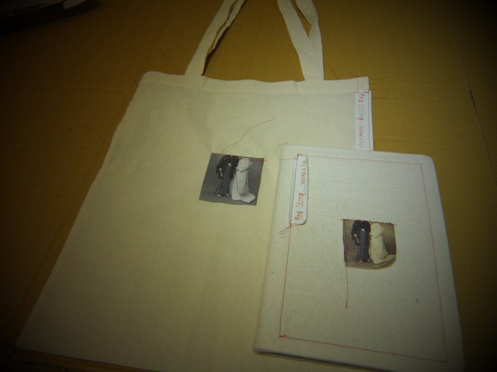 ALL ORDER COMES WITH A SPECIAL COMPLIMENTARY TOTE BAG. YOSHIKATSU WILL SEW THE PHOTO AND TITLE. JAPANESE WEDDING KIMONO ONLY FOR THE BAG NO SELECTION.