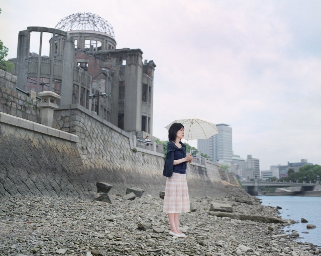 Rie Hijikata 34, an office lady at a company in Hiroshima. "We can feel free about anything in life. We don't have to think about the A-bomb neither. But I tend to do. Maybe because I feel something in my DNA. I don't know." 42m from the epicenter of the a-bomb explosion.